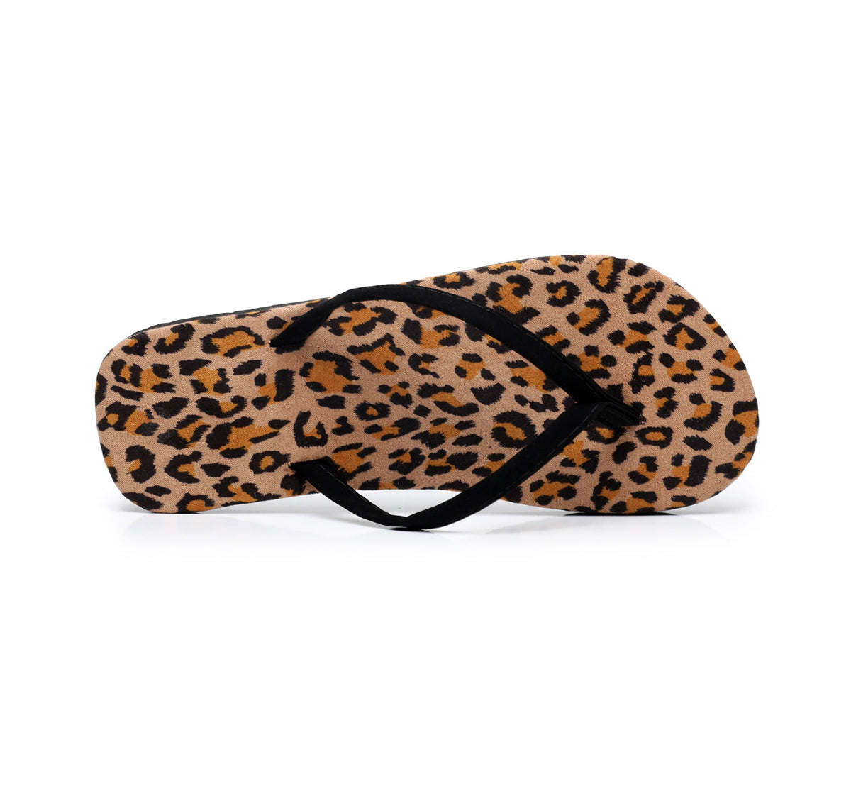 Women's Leopard Print Thong Sandals