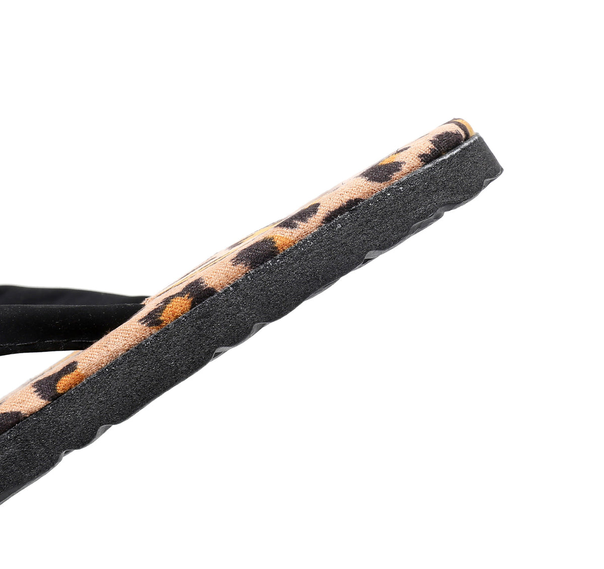 Women's Leopard Print Thong Sandals