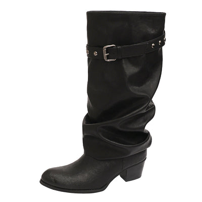 Women's Slouchy Mid-Calf Boots