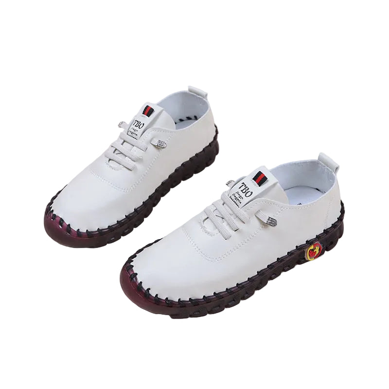 CASUAL VEGAN LEATHER FLATS