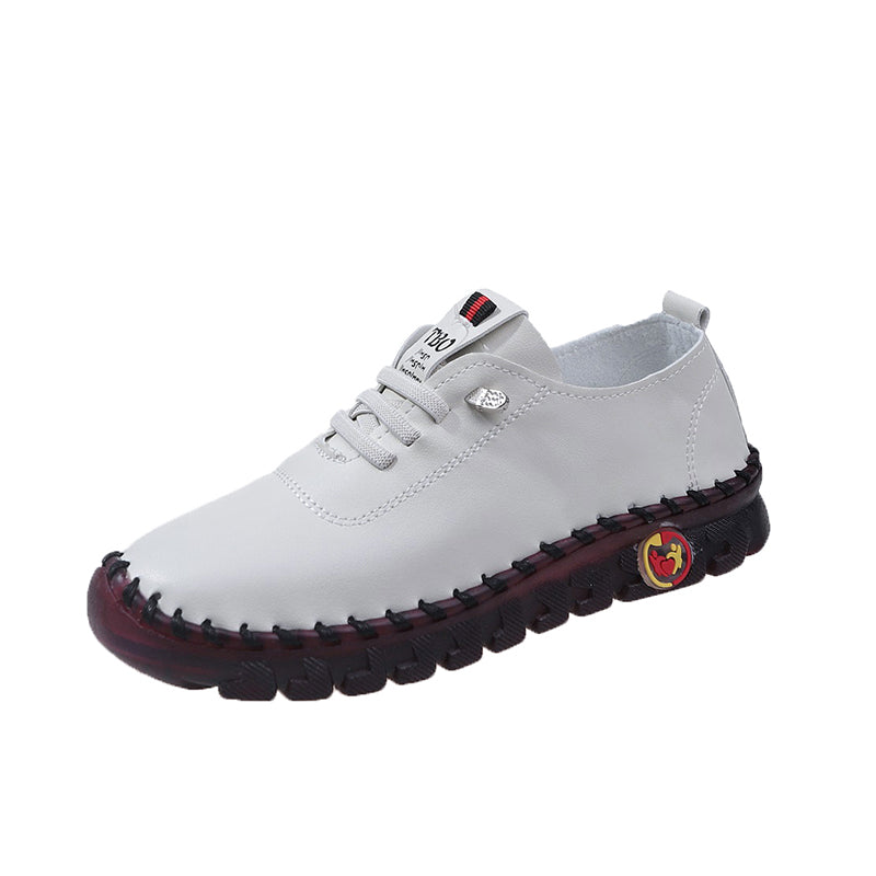 CASUAL VEGAN LEATHER FLATS