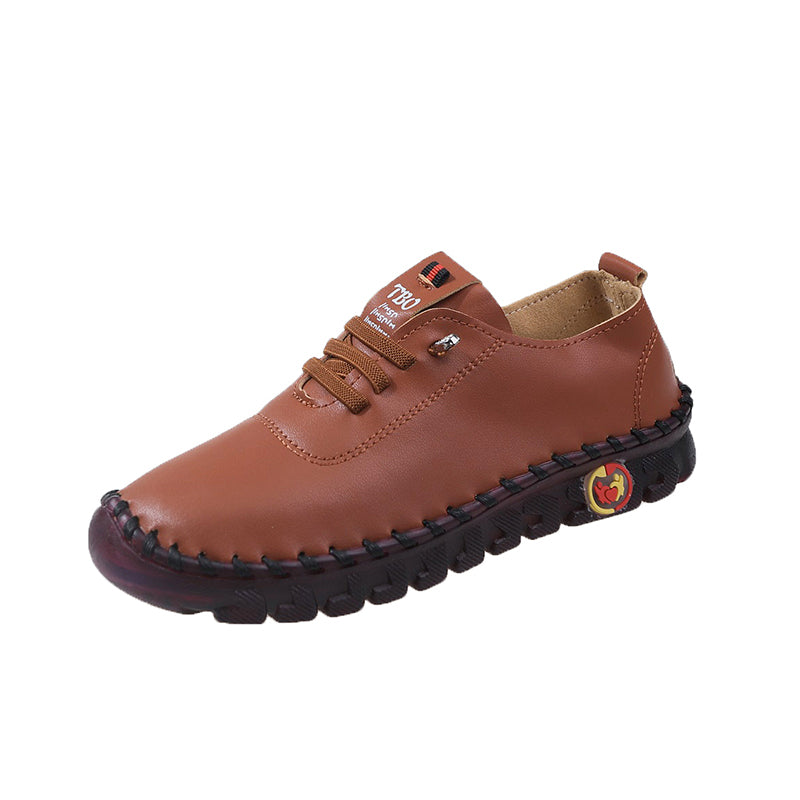 CASUAL VEGAN LEATHER FLATS