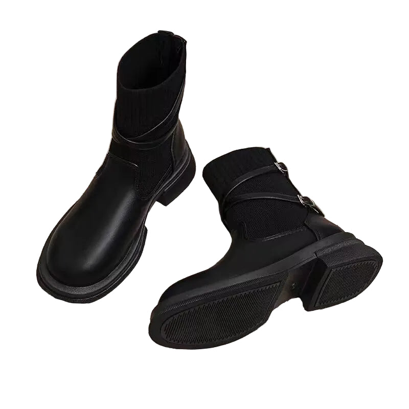 KNIT SOCK BOOTS