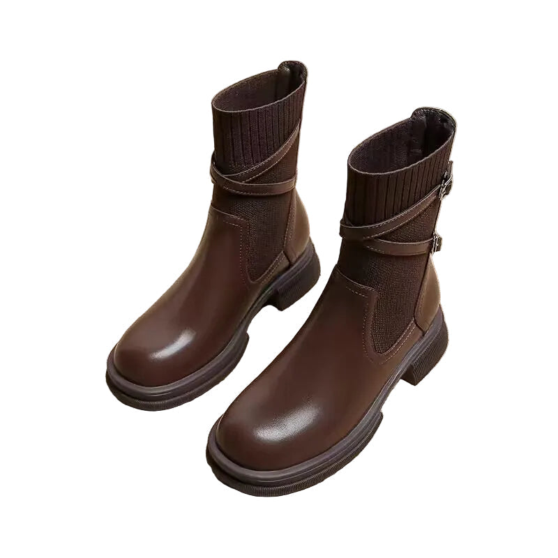 KNIT SOCK BOOTS