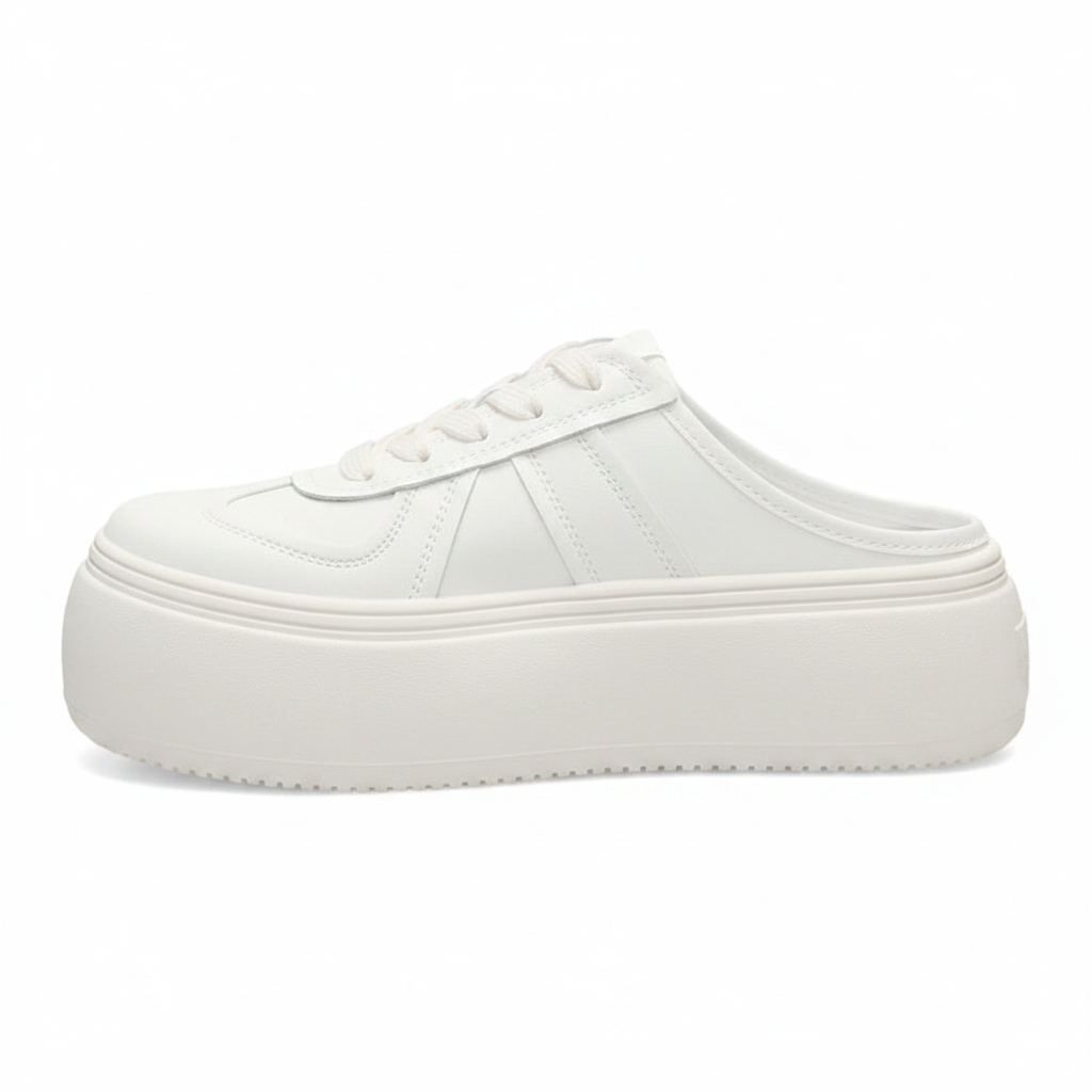 Women's Chunky Lace-Up Sneaker Mules
