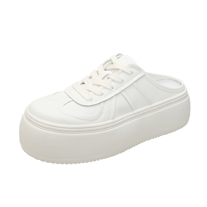 Women's Chunky Lace-Up Sneaker Mules