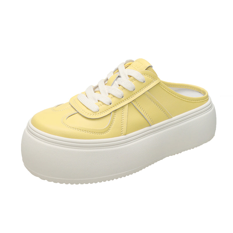 Women's Chunky Lace-Up Sneaker Mules