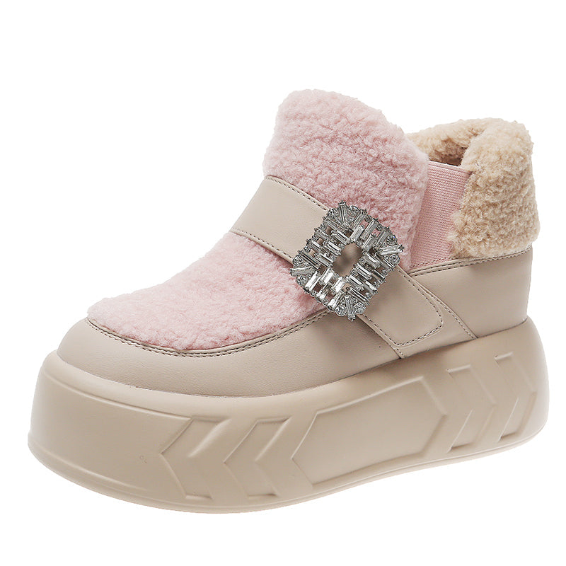 Women's Faux Suede Winter Boots