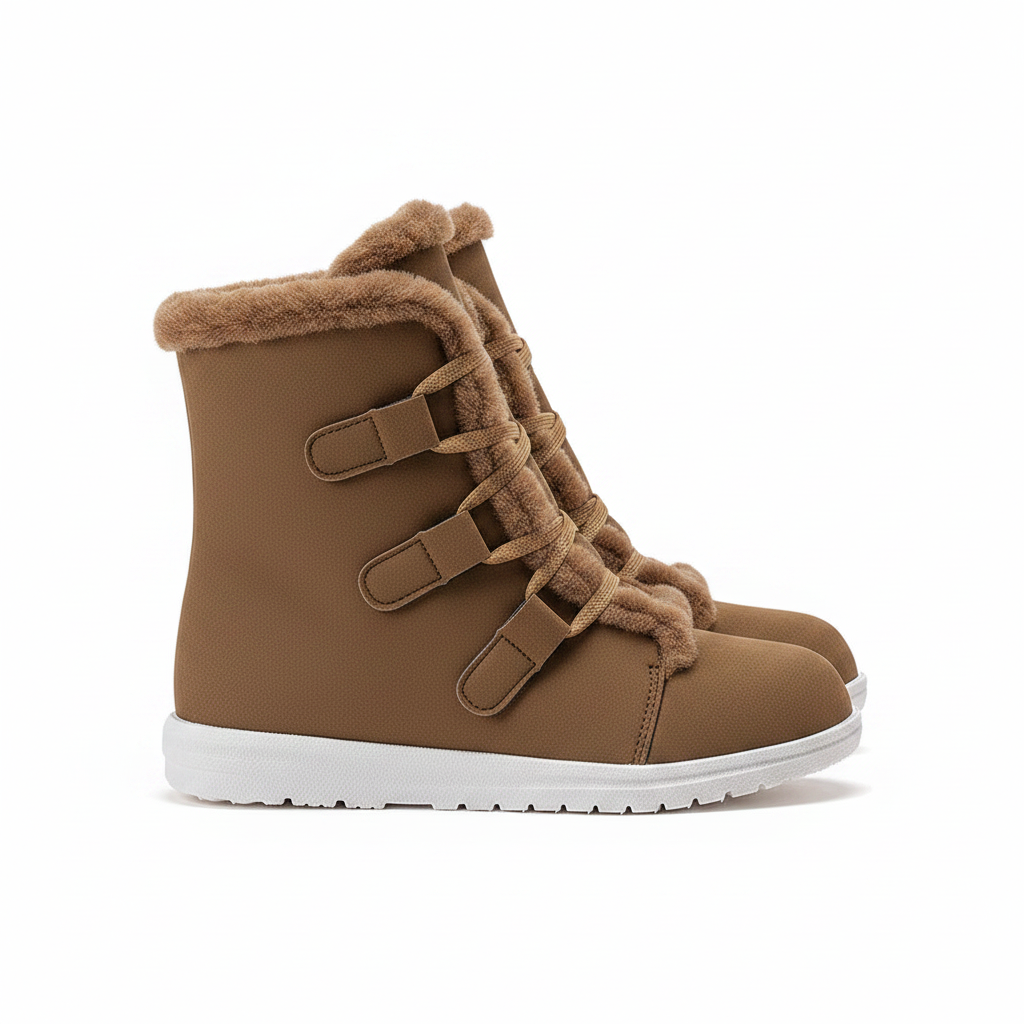FLUFFY TRIM WINTER BOOTS
