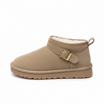Women's Faux Fur Lined Mini Ankle Boots