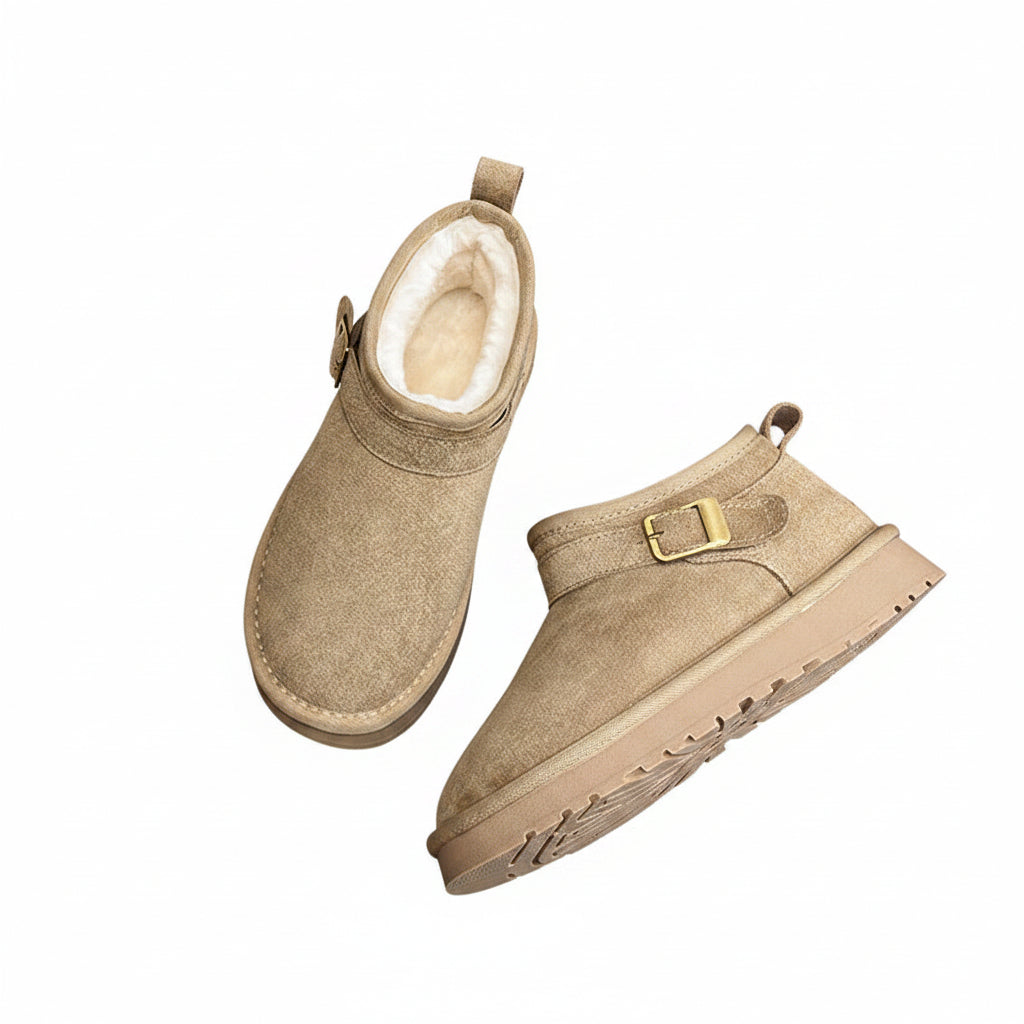 COZY SUEDE SNOW BOOTS