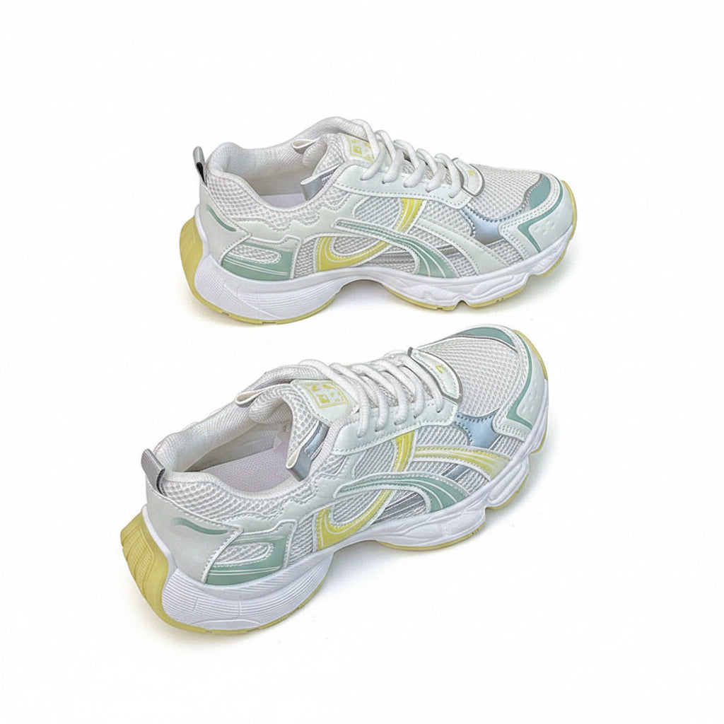 Women's Chunky Sole Mesh Sneakers