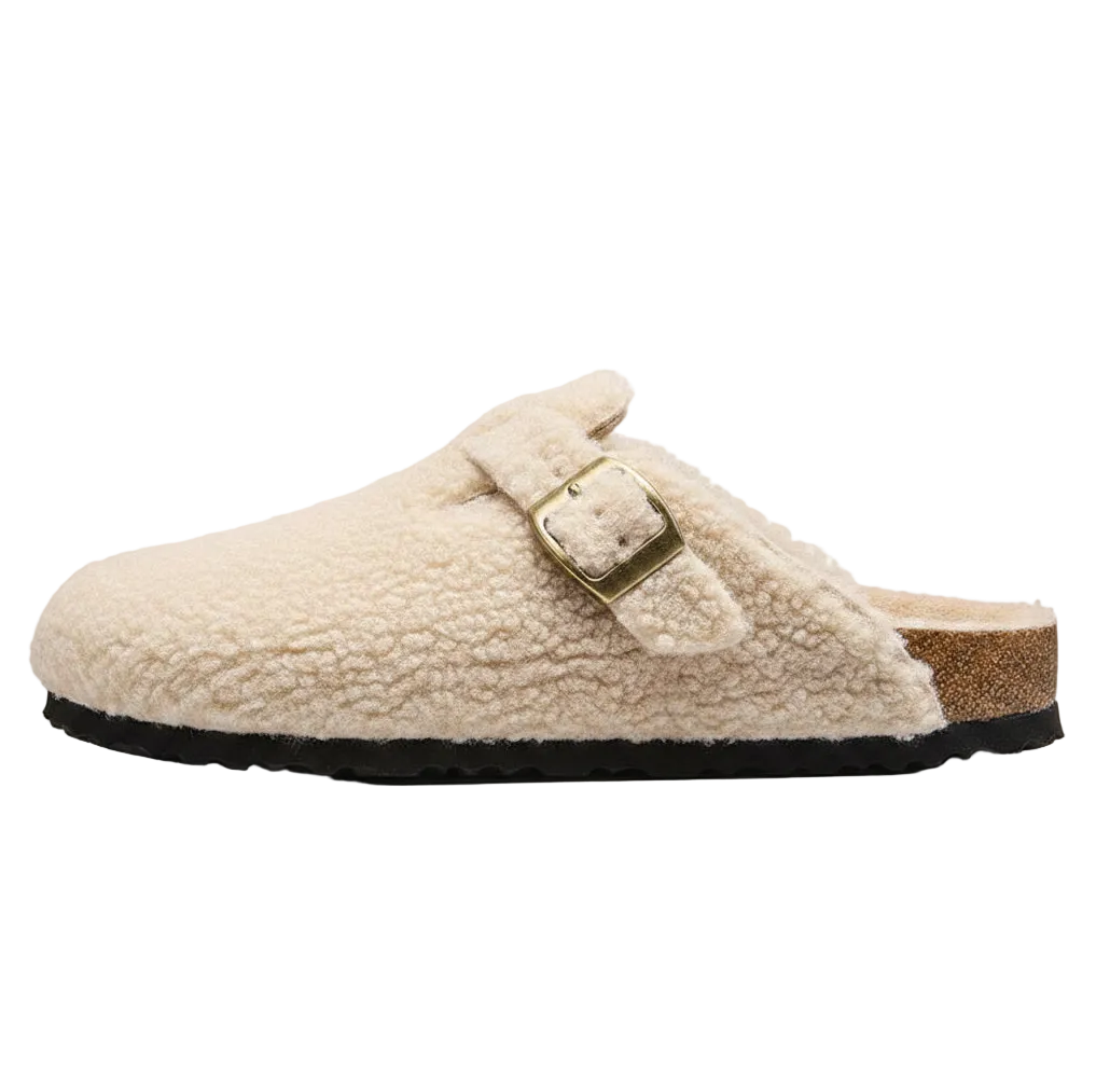COSY TEDDY FLEECE WINTER MULES