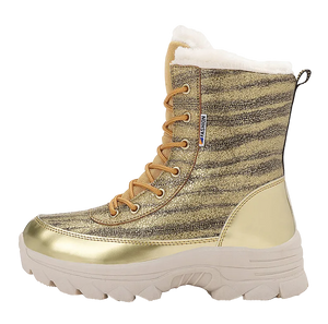 Women's Metallic Statement Chunky Snow Boots