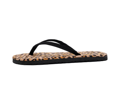 Women's Leopard Print Thong Sandals