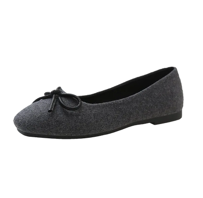 Women's Felted Fabric Ballet Flats