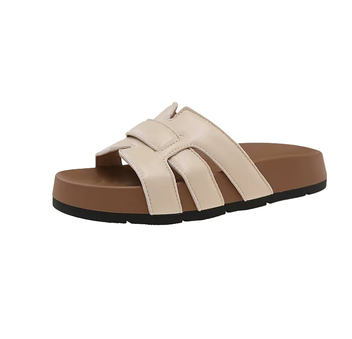 Women's H-Strap Platform Slides