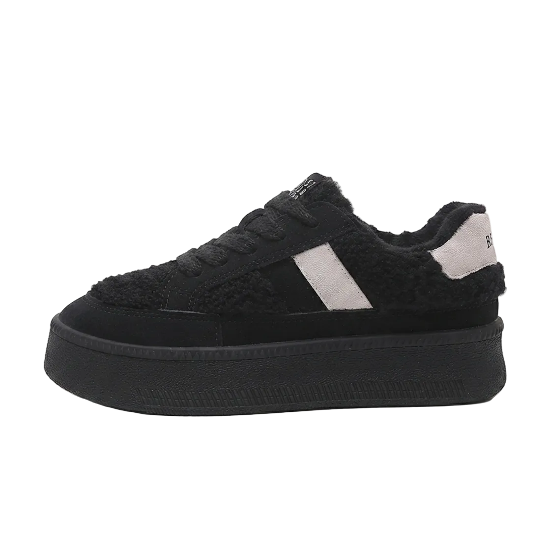 Women's Teddy Fleece Chunky Platform Sneakers