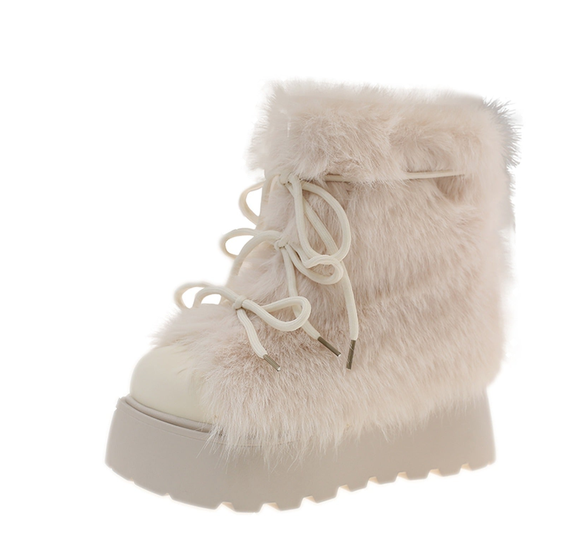 Women's Faux Fur Platform Snow Boots