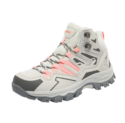 Unisex Mid Cut Lace Up Hiking Boots