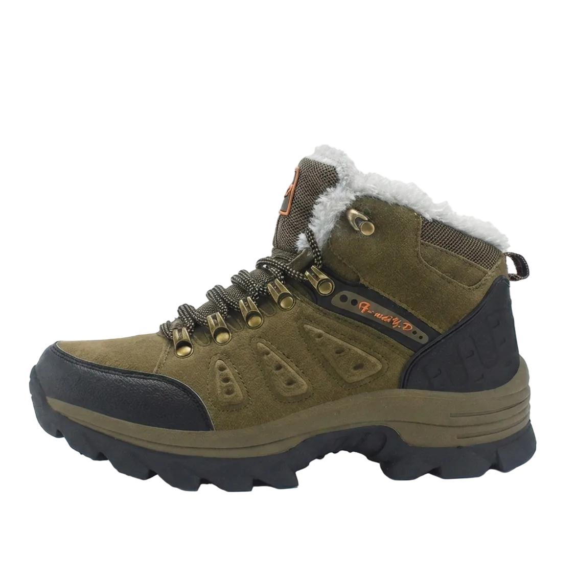 Unisex Fleece Lined Mid Cut Hiking Boots