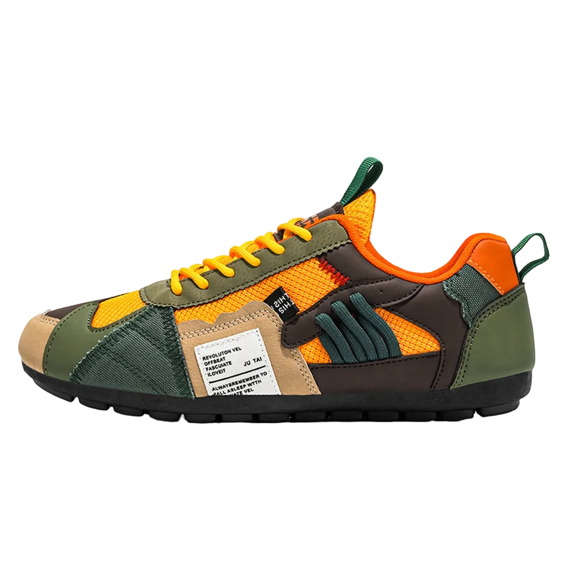 Men's Camo Panel Chunky Sneakers