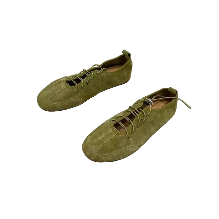 SUEDE BALLET FLATS
