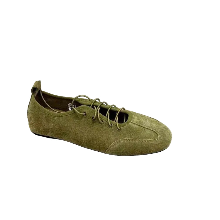 SUEDE BALLET FLATS