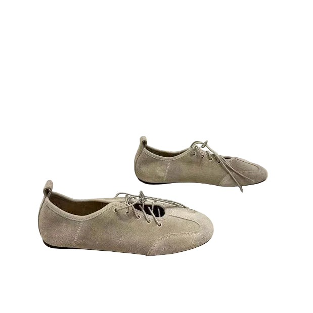 SUEDE BALLET FLATS