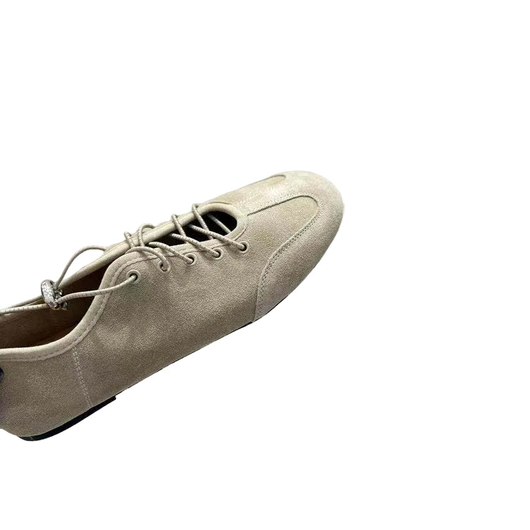 SUEDE BALLET FLATS
