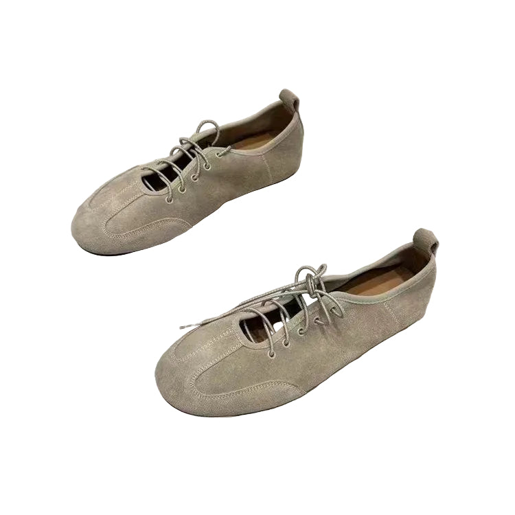 SUEDE BALLET FLATS