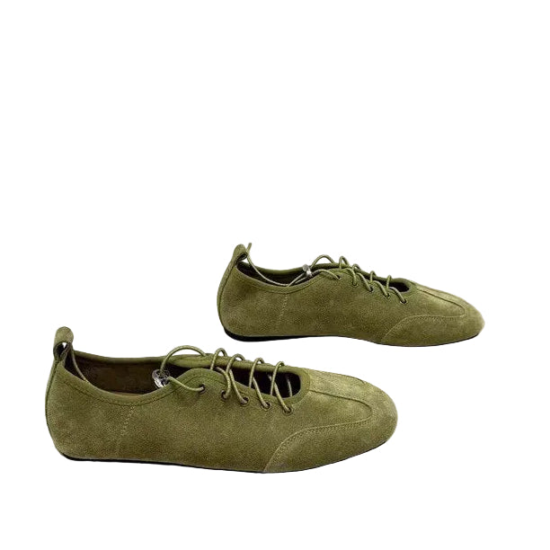 SUEDE BALLET FLATS