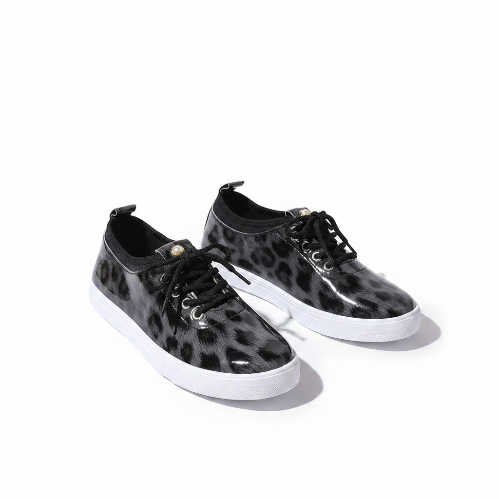 Women's Leopard Print Sneakers
