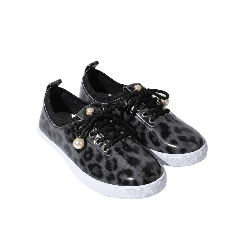 Women's Leopard Print Sneakers