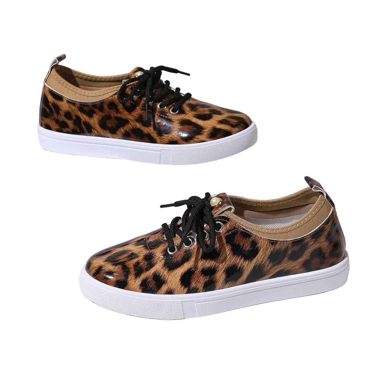 Women's Leopard Print Sneakers