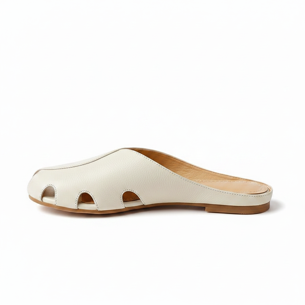 MINIMALIST CUT-OUT MULES