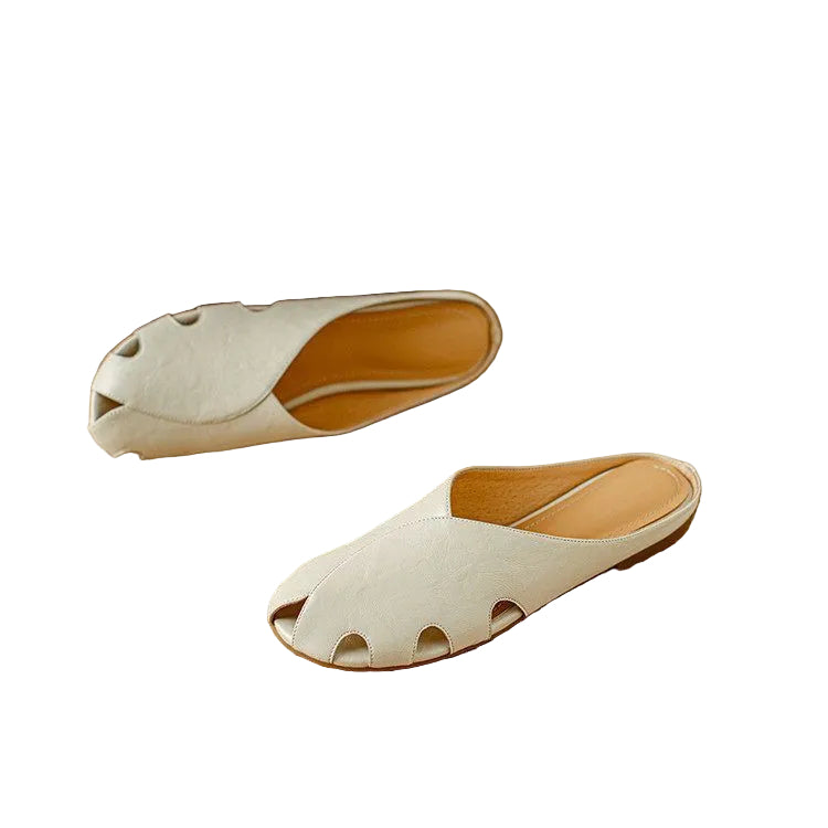 MINIMALIST CUT-OUT MULES