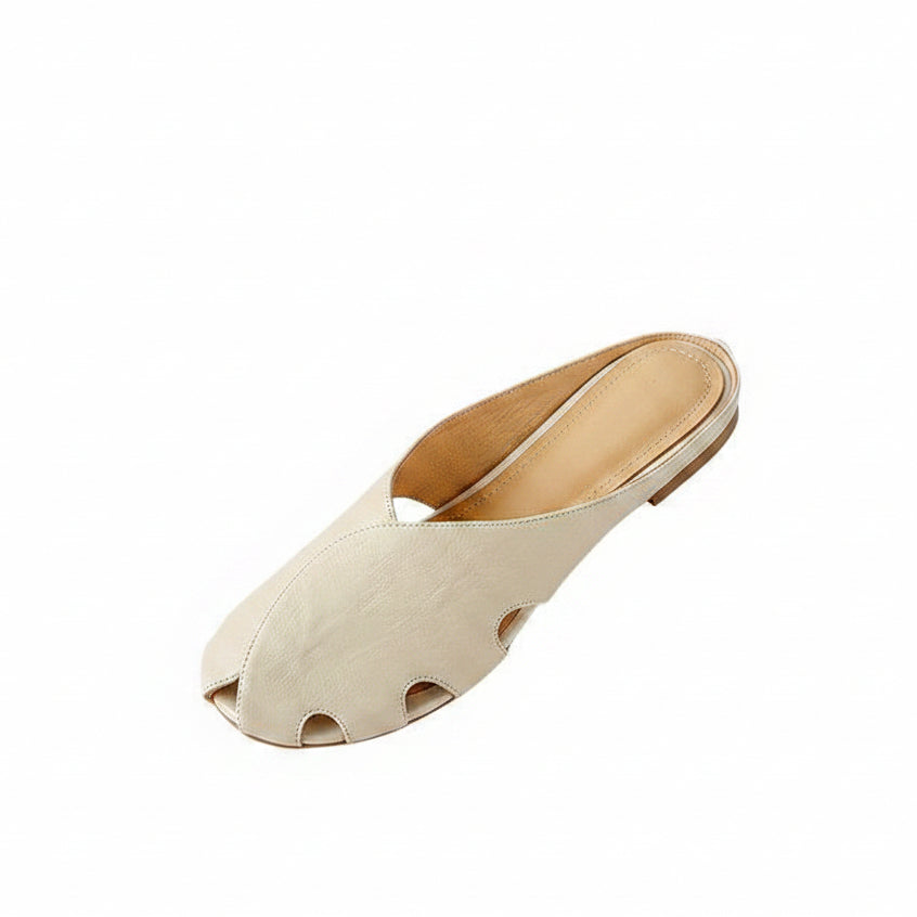 MINIMALIST CUT-OUT MULES