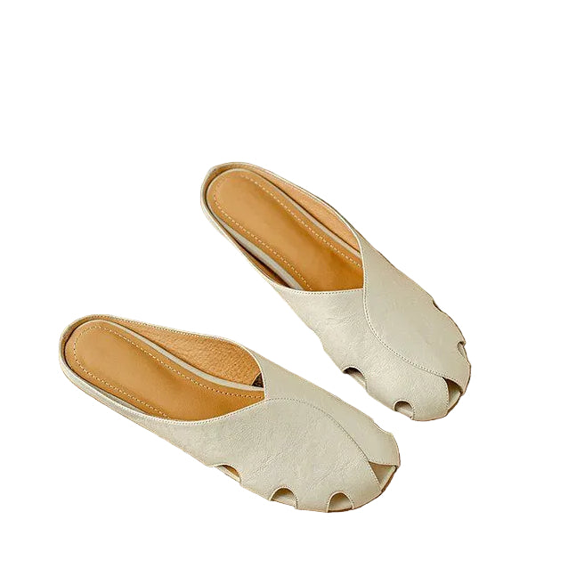 MINIMALIST CUT-OUT MULES