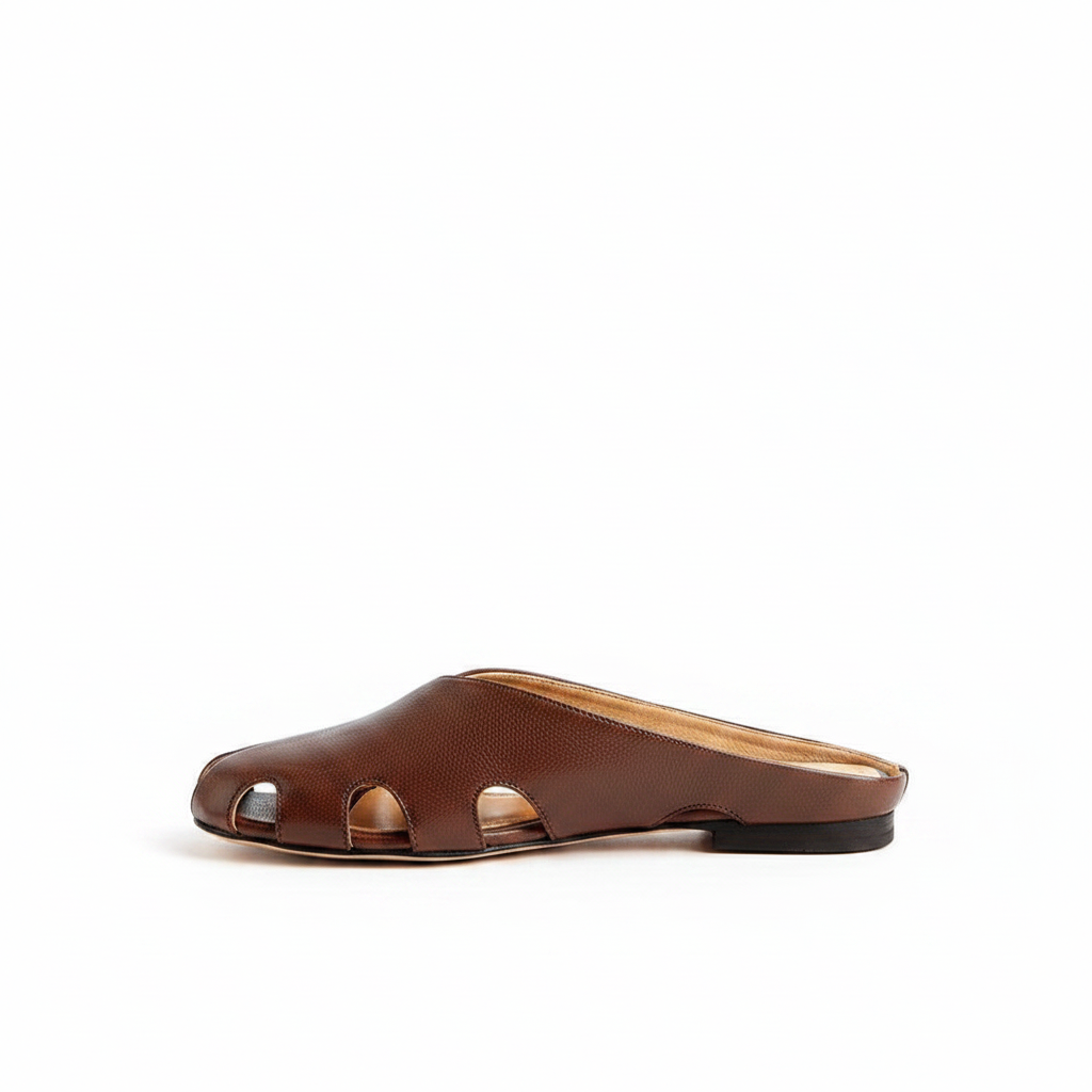 MINIMALIST CUT-OUT MULES