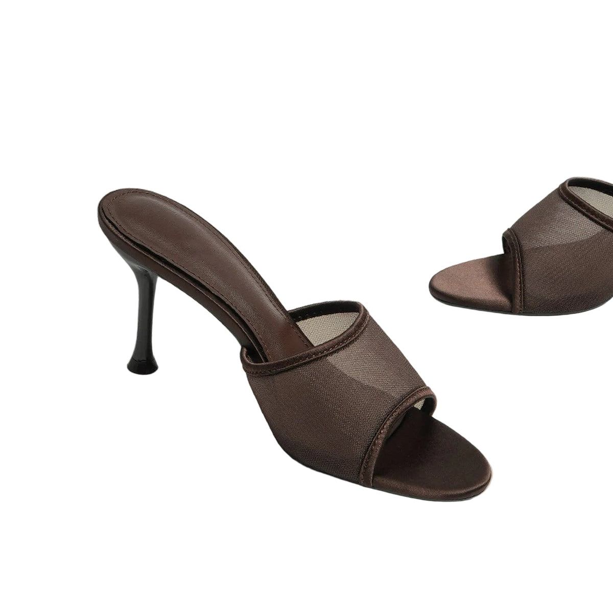 Women's Mesh Stiletto Heeled Sandals