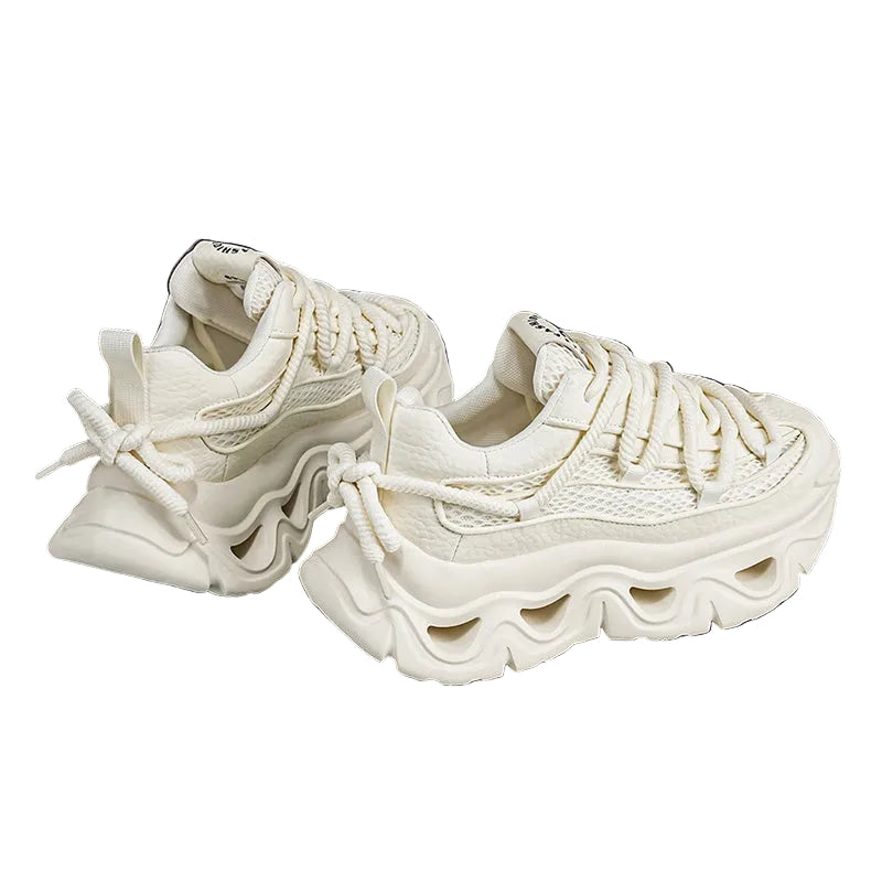 SCULPTURAL WAVE SOLE SNEAKERS