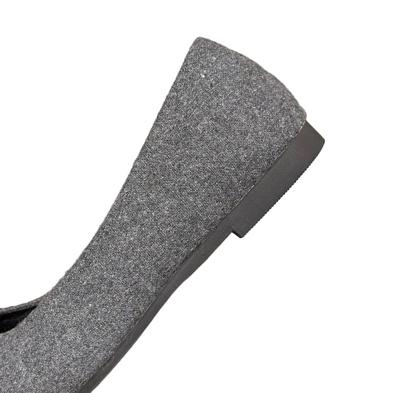 COTTON-LINEN BALLET FLATS