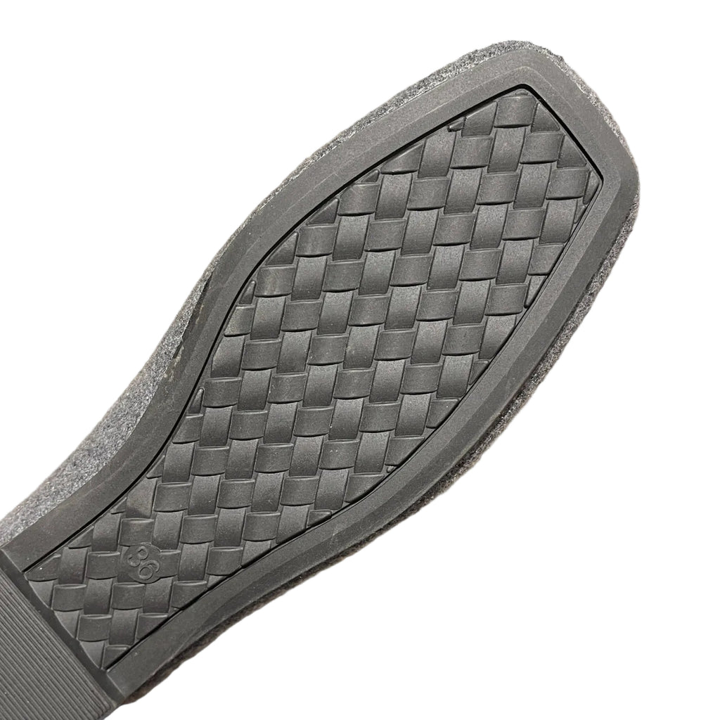 COTTON-LINEN BALLET FLATS