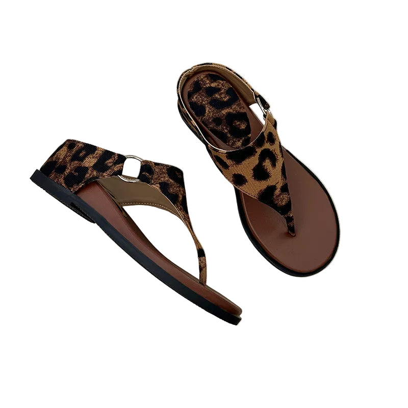 MINIMALIST RING DETAIL THONG SANDALS