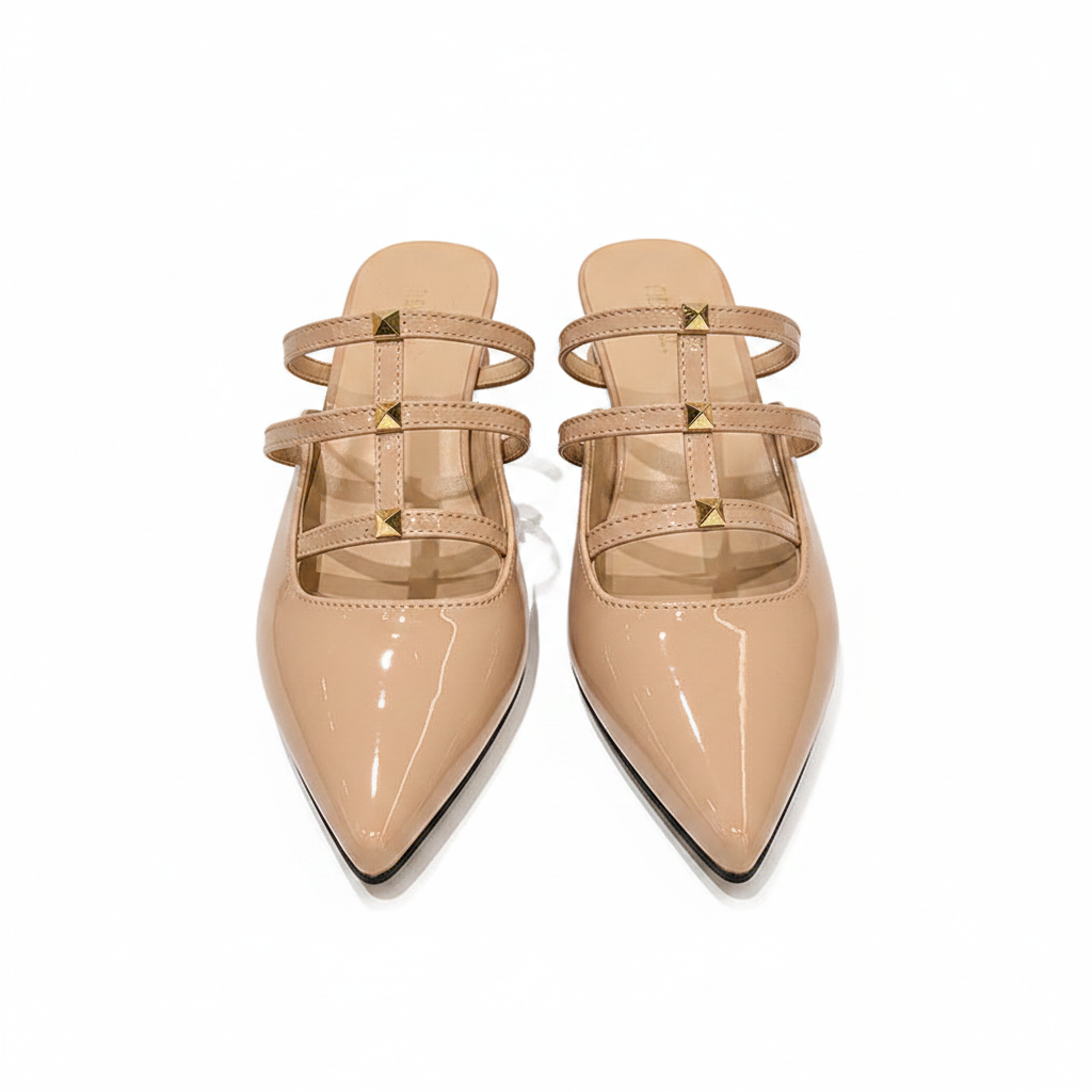 LOW BLOCK HEELED SANDALS