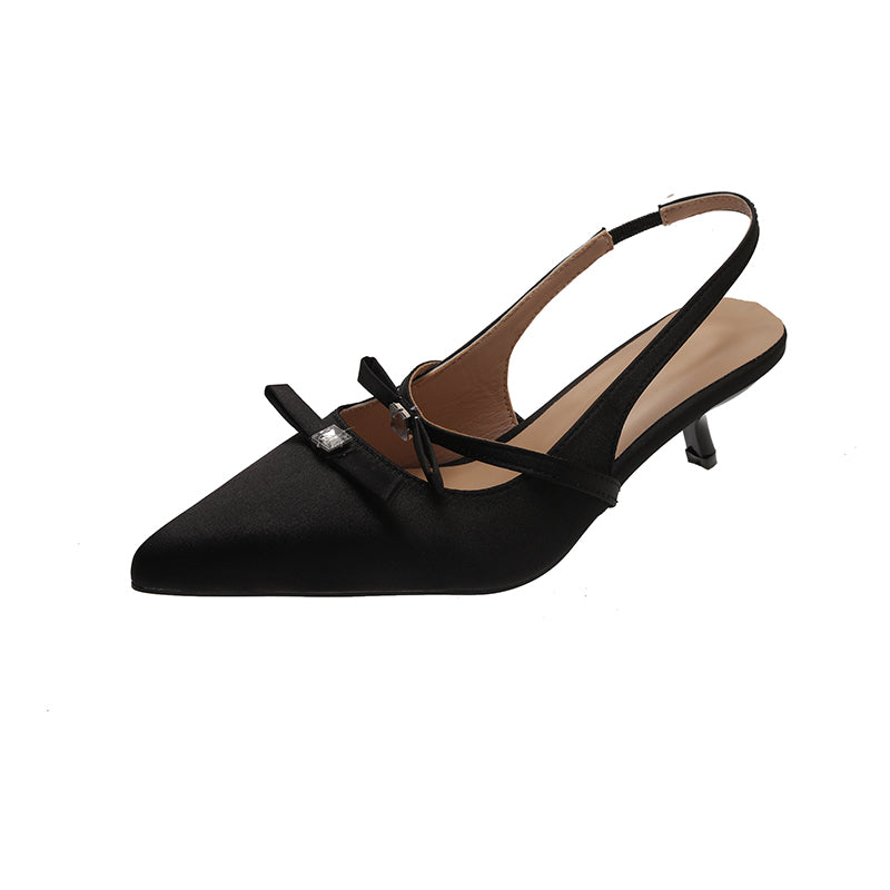 Women's Pointed Toe Slingback Heels
