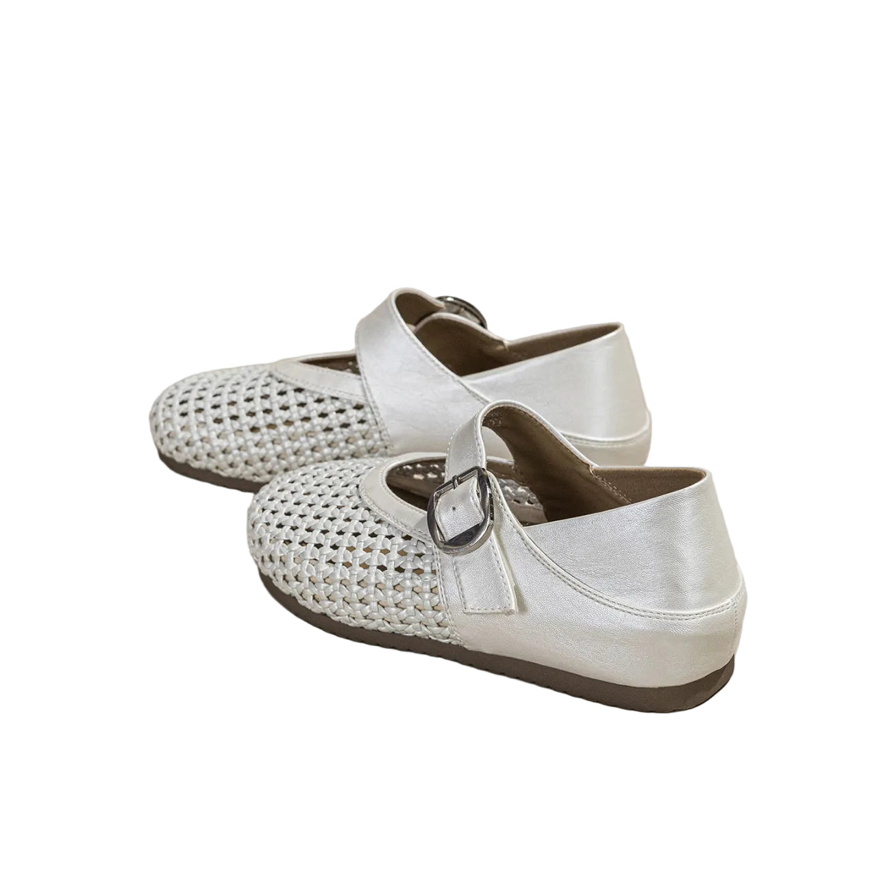 RETRO WOVEN MARY JANES