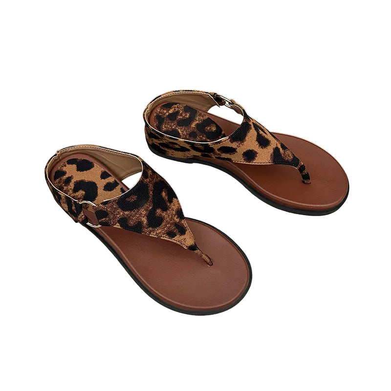 MINIMALIST RING DETAIL THONG SANDALS