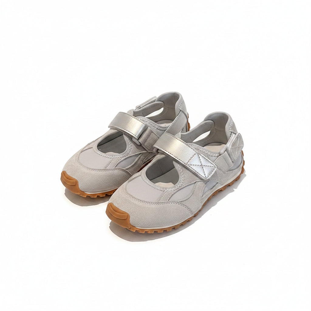Women's Sporty Mesh Mary Jane Flats